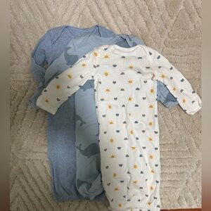 Carters Nightgowns Bundle - Set of 3